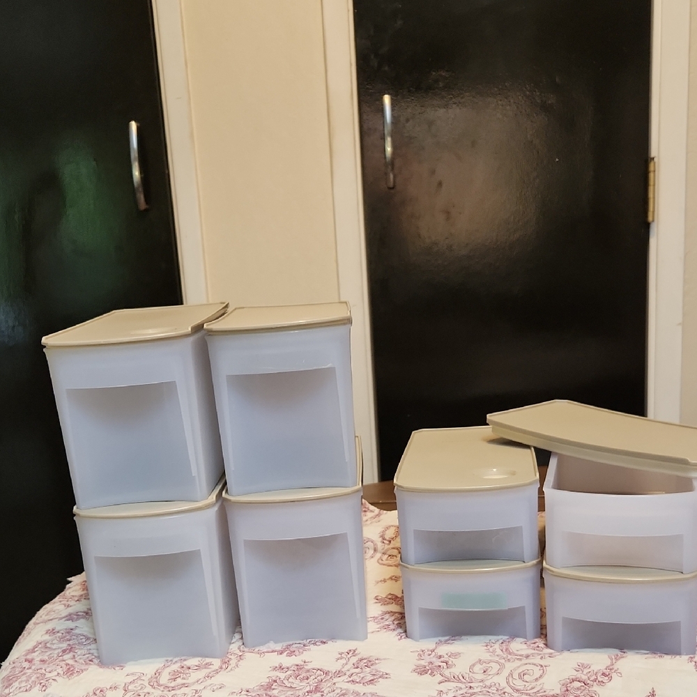 Tupperware Shelf Saver Smart Containers Set of 8 Pantry Storage